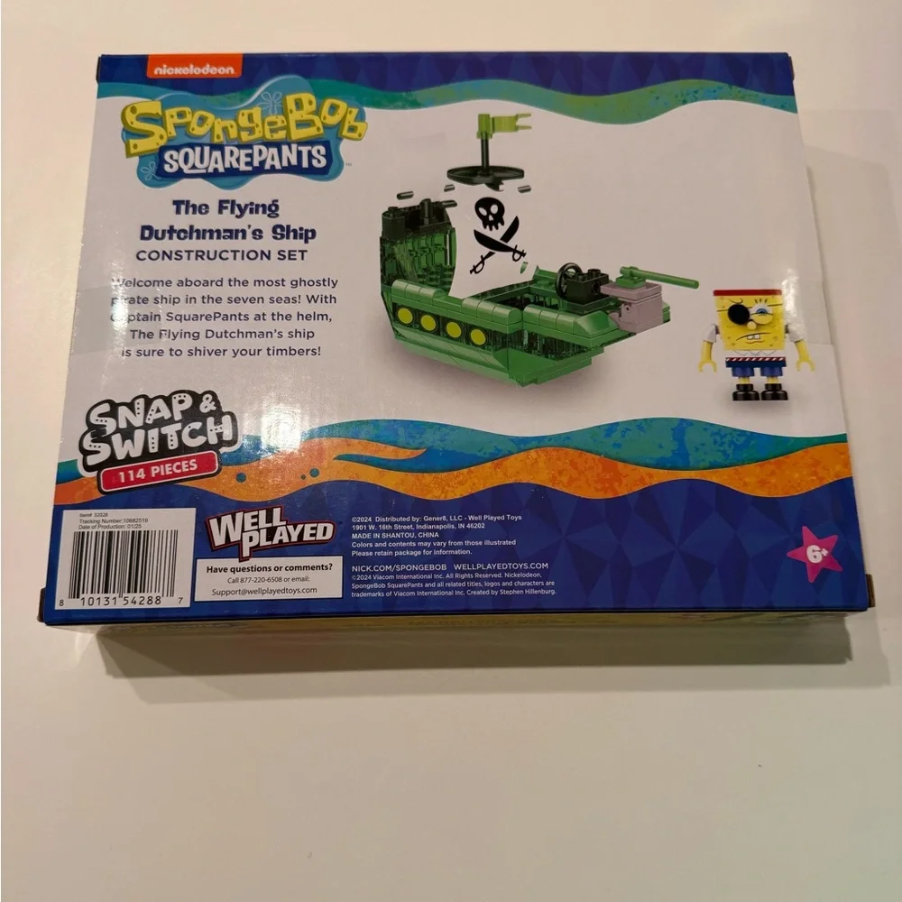 SpongeBob SquarePants The Flying Dutchman's Ship Construction Set 114 pieces
